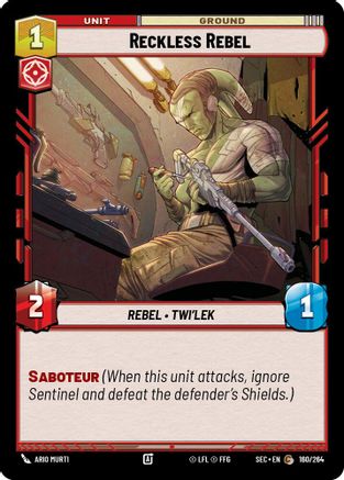Image of Reckless Rebel (160/264) - Secrets of Power