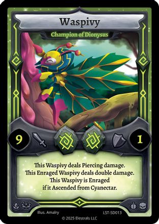 Image of Waspivy - Champion of Dionysus (LST-SD013) - Divine Champions Lifestream Starter Decks