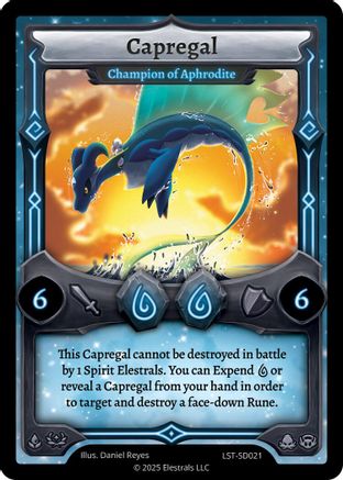 Image of Capregal - Champion of Aphrodite (LST-SD021) - Divine Champions Lifestream Starter Decks