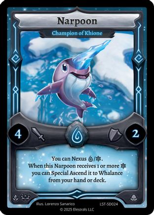 Image of Narpoon - Champion of Khione (LST-SD024) - Divine Champions Lifestream Starter Decks