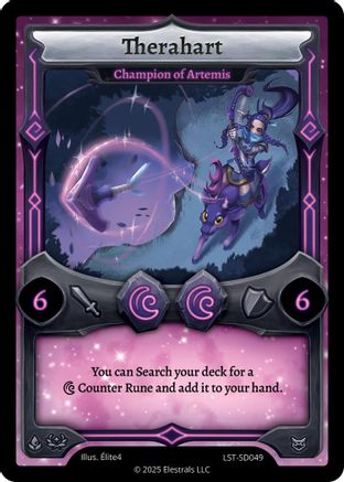 Image of Therahart - Champion of Artemis (LST-SD049) - Divine Champions Lifestream Starter Decks