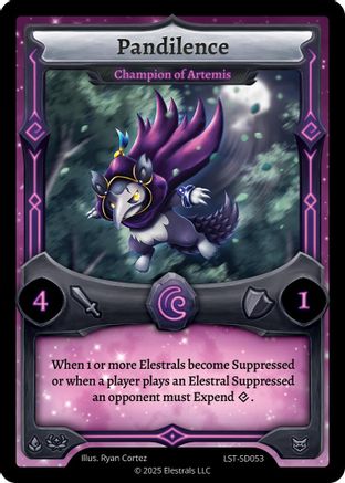 Image of Pandilence - Champion of Artemis (LST-SD053) - Divine Champions Lifestream Starter Decks