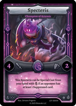 Image of Specteris - Champion of Artemis (LST-SD054) - Divine Champions Lifestream Starter Decks