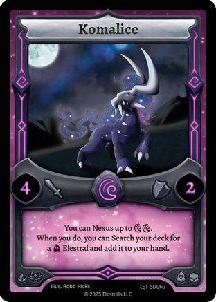 Image of Komalice (LST-SD060) - Divine Champions Lifestream Starter Decks