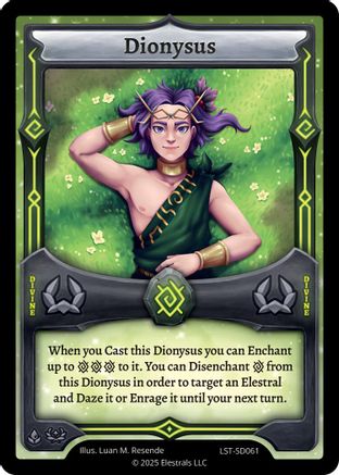 Image of Dionysus (LST-SD061) - Divine Champions Lifestream Starter Decks