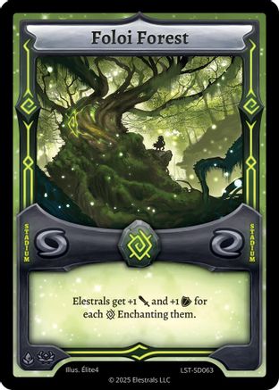 Image of Foloi Forest (LST-SD063) - Divine Champions Lifestream Starter Decks