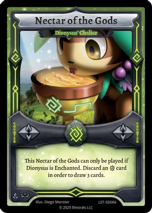 Image of Nectar of the Gods - Dionysus' Chalice (LST-SD066) - Divine Champions Lifestream Starter Decks