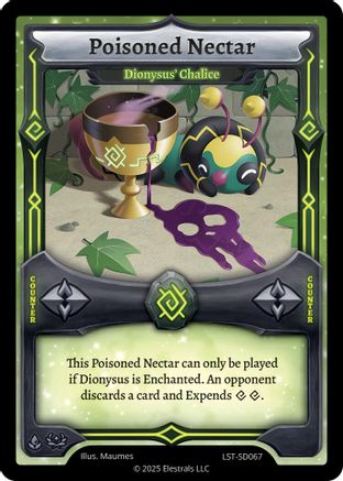 Image of Poisoned Nectar - Dionysus' Chalice (LST-SD067) - Divine Champions Lifestream Starter Decks