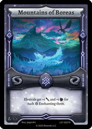 Image of Mountains of Boreas (LST-SD079) - Divine Champions Lifestream Starter Decks