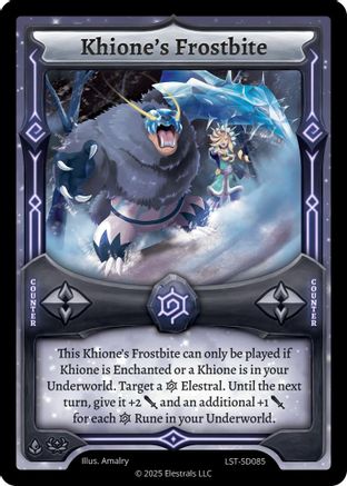 Image of Khione's Frostbite (LST-SD085) - Divine Champions Lifestream Starter Decks