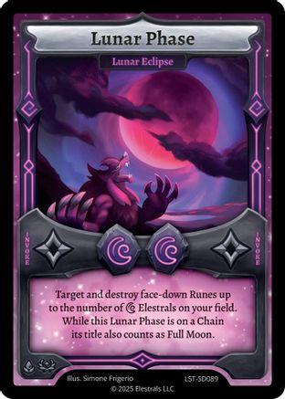 Image of Lunar Phase - Lunar Eclipse (LST-SD089) - Divine Champions Lifestream Starter Decks