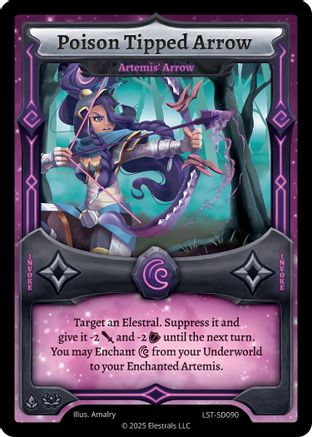 Image of Poison Tipped Arrow - Artemis' Arrow (LST-SD090) - Divine Champions Lifestream Starter Decks