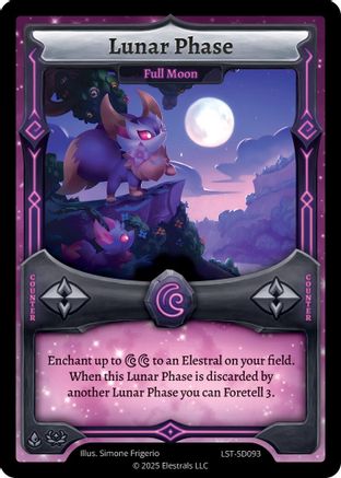 Image of Lunar Phase - Full Moon (LST-SD093) - Divine Champions Lifestream Starter Decks
