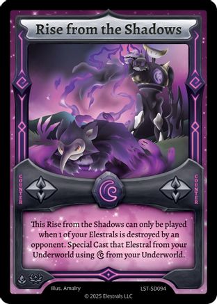 Image of Rise from the Shadows (LST-SD094) - Divine Champions Lifestream Starter Decks