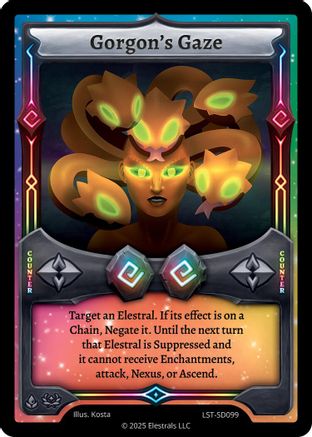 Image of Gorgon's Gaze (LST-SD099) - Divine Champions Lifestream Starter Decks