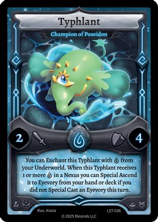 Image of Typhlant - Champion of Poseidon (LST-036) - Divine Champions Lifestream