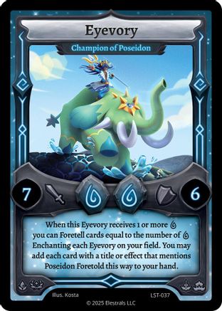 Image of Eyevory - Champion of Poseidon (LST-037) - Divine Champions Lifestream