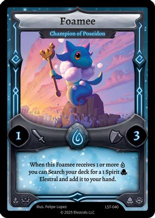 Image of Foamee - Champion of Poseidon (LST-040) - Divine Champions Lifestream