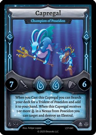 Image of Capregal - Champion of Poseidon (LST-041) - Divine Champions Lifestream