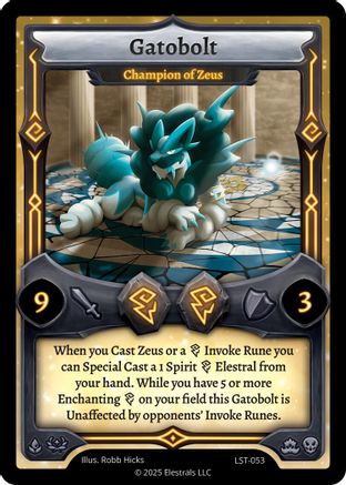 Image of Gatobolt - Champion of Zeus (LST-053) - Divine Champions Lifestream