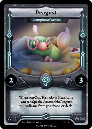 Image of Peagust - Champion of Aeolus (LST-057) - Divine Champions Lifestream
