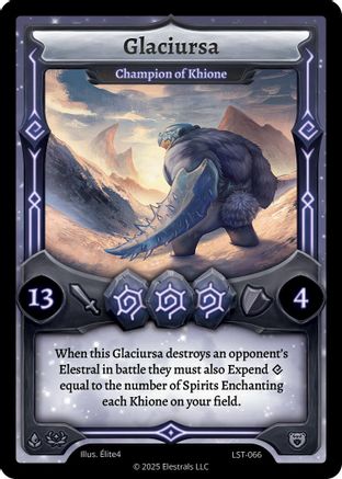 Image of Glaciursa - Champion of Khione (LST-066) - Divine Champions Lifestream