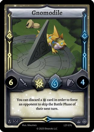 Image of Gnomodile (LST-076) - Divine Champions Lifestream Reverse Holo