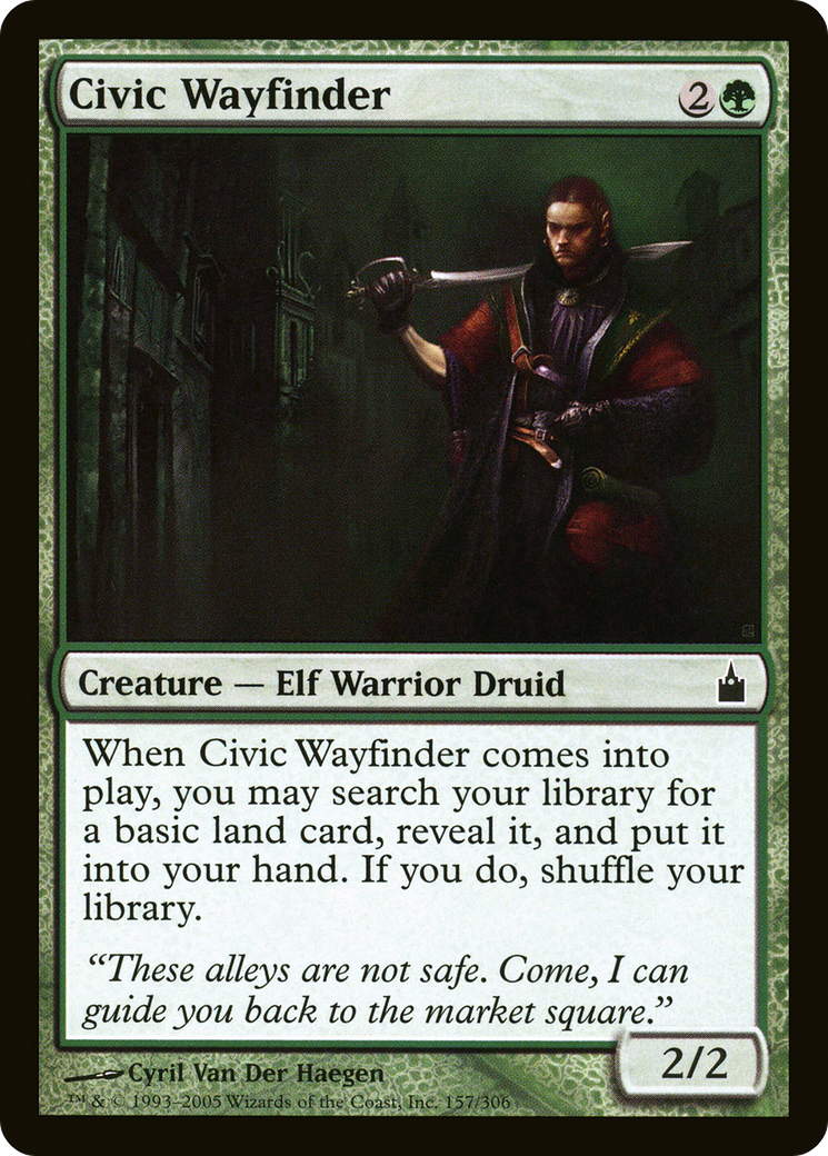 Image of Civic Wayfinder (RAV-157) - Ravnica: City of Guilds Foil