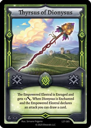 Image of Thyrsus of Dionysus (LST-085) - Divine Champions Lifestream