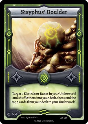 Image of Sisyphus' Boulder (LST-086) - Divine Champions Lifestream