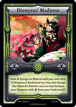 Image of Dionysus' Madness (LST-087) - Divine Champions Lifestream Reverse Holo