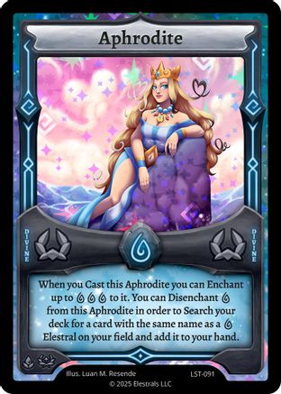 Image of Aphrodite (LST-091) - Divine Champions Lifestream Holo