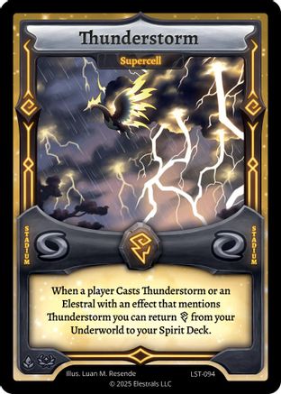 Image of Thunderstorm - Supercell (LST-094) - Divine Champions Lifestream Reverse Holo