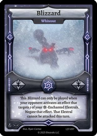 Image of Blizzard - Whiteout (LST-097) - Divine Champions Lifestream