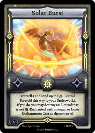 Image of Solar Burst (LST-099) - Divine Champions Lifestream Reverse Holo