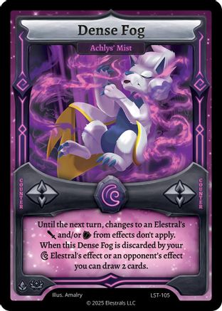 Image of Dense Fog - Achlys' Mist (LST-105) - Divine Champions Lifestream Reverse Holo