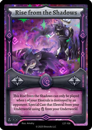 Image of Rise from the Shadows (LST-106) - Divine Champions Lifestream Holo
