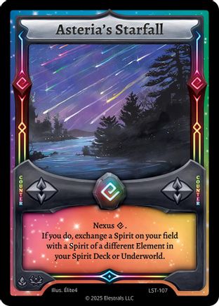 Image of Asteria's Starfall (LST-107) - Divine Champions Lifestream