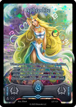 Image of Aphrodite (Full Art) (LST-121) - Divine Champions Lifestream Holo