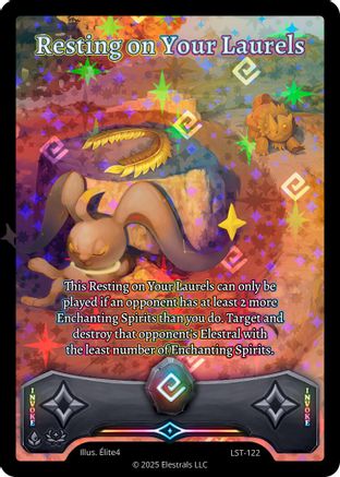 Image of Resting on Your Laurels (Full Art) (LST-122) - Divine Champions Lifestream Holo