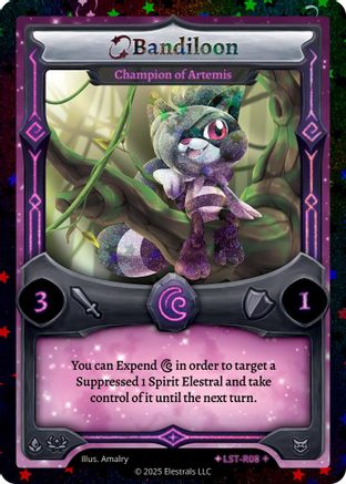 Image of Bandiloon - Champion of Artemis (Stellar) (LST-R08) - Divine Champions Lifestream Reverse Holo