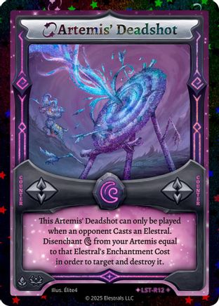 Image of Artemis' Deadshot (Stellar) (LST-R12) - Divine Champions Lifestream Reverse Holo