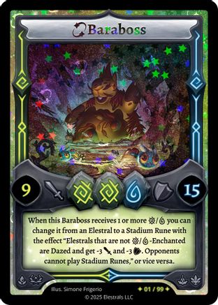Image of Baraboss (Serialized) (/99) - Divine Champions Lifestream Holo