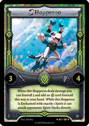 Image of Hopperoo (Serialized) (/99) - Divine Champions Lifestream Holo
