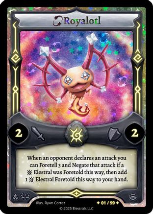 Image of Royalotl (Serialized) (/99) - Divine Champions Lifestream Holo