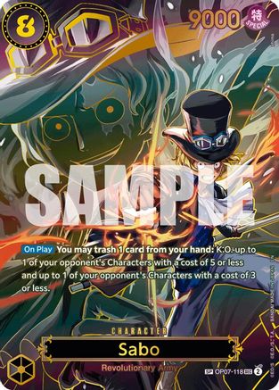 Image of Sabo - OP07-118 (SP) (OP07-118) - Carrying On His Will Foil