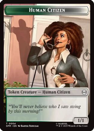 Image of Human Citizen // Treasure Double-Sided Token (SPM-4 // 7) - Marvel's Spider-Man