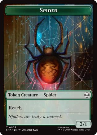 Image of Spider // Treasure Double-Sided Token (SPM-3 // 7) - Marvel's Spider-Man