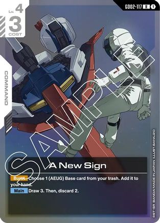 Image of A New Sign (GD02-117) - Dual Impact Holofoil