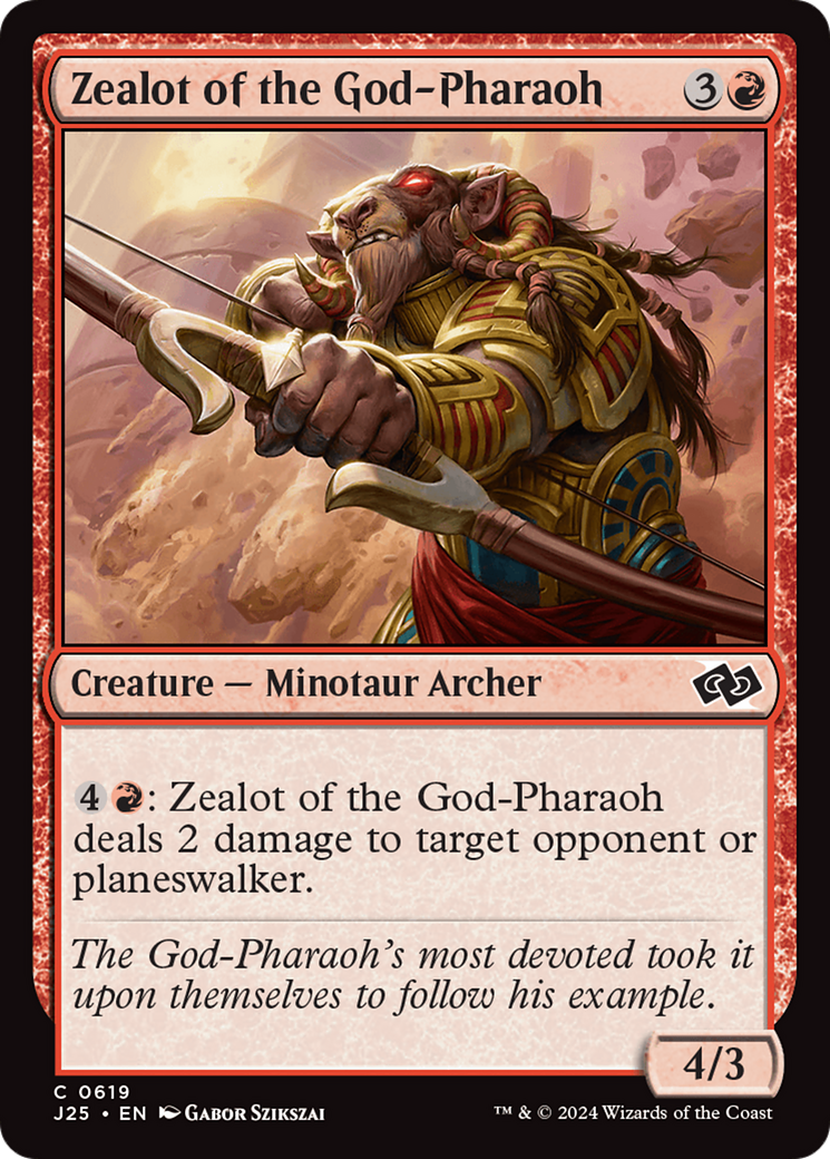 Image of Zealot of the God-Pharaoh (J25-619) - Foundations Jumpstart